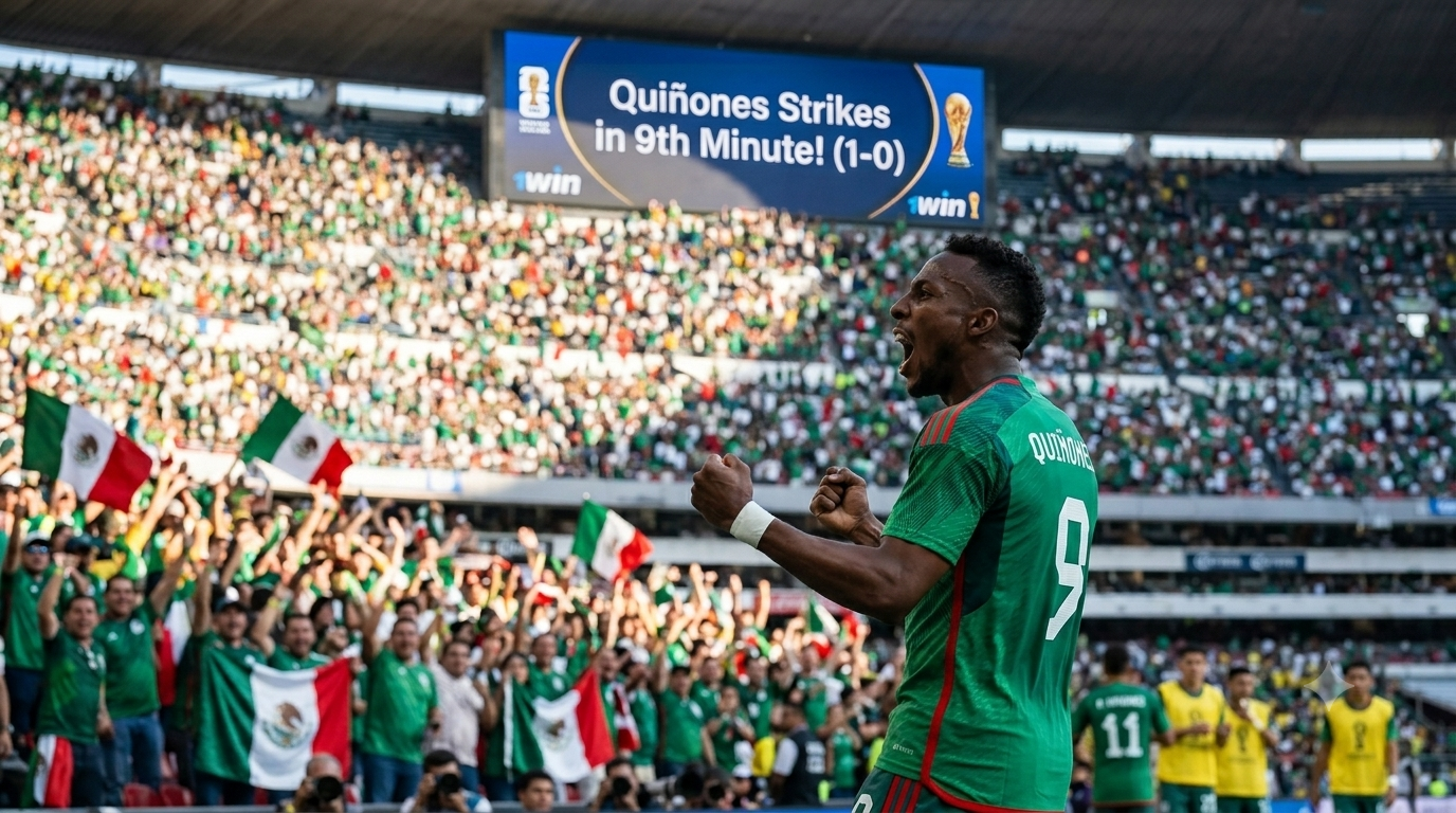 : Julian Quinones scores Mexico vs South Africa 2026 World Cup