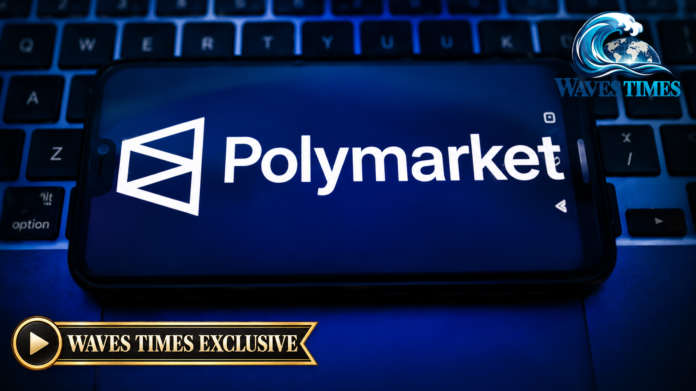 Polymarket website breach illustration showing a compromised crypto trading screen