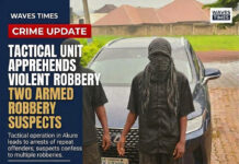 Ondo State Police Command Arrests Two Armed Robbery Suspects in Fierce Akure Raid Ondo State Police Command arrests two armed robbery suspects in Akure