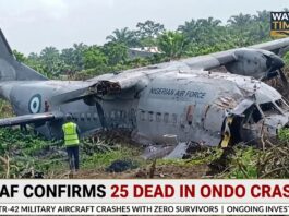 Nigerian Air Force Confirms 25 Dead in Tragic Ondo Military Aircraft Crash Nigerian Air Force confirms 25 dead in tragic Ondo military aircraft crash