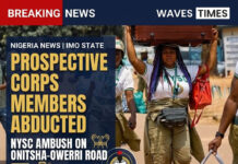 Distraught relatives and abandoned commercial buses following reports of prospective NYSC members abducted along the Onitsha-Owerri Road